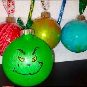 Handmade Grinch Ornament